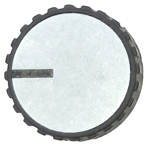 33mm Vintage Control Knob Black/Aluminium (ANAK-004)