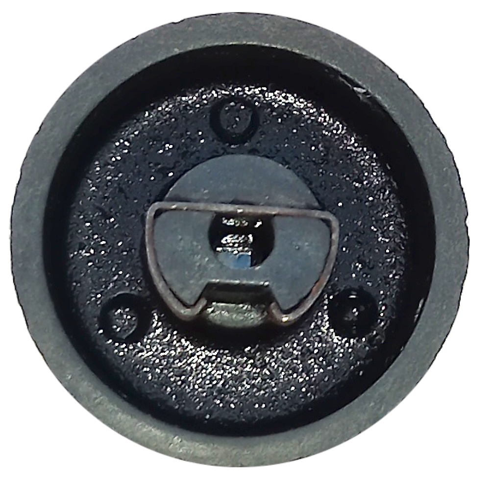 33mm Vintage Control Knob Black/Aluminium (ANAK-004) - Image 2