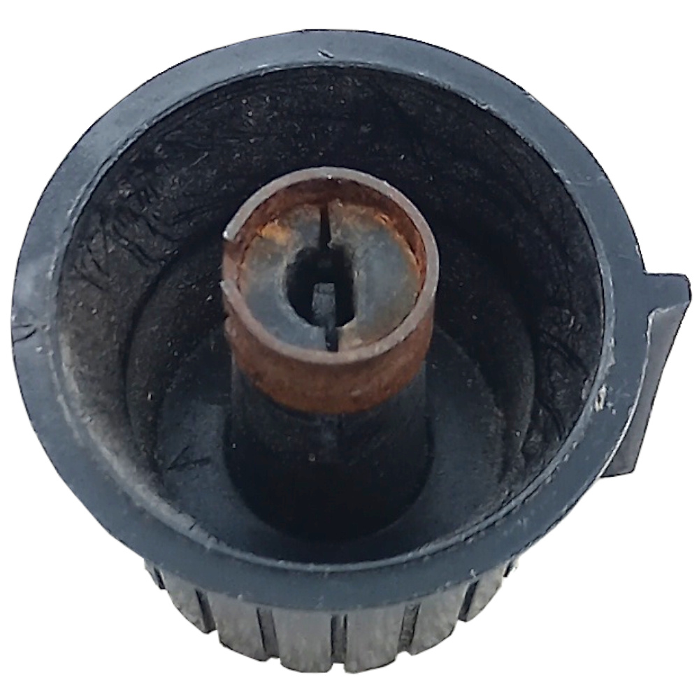 31mm Vintage Control Knob Black/Aluminium (ANAK-007) - Image 2