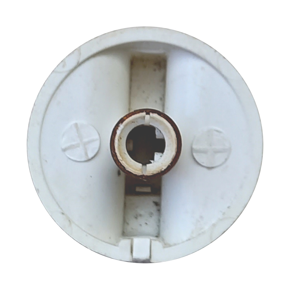 36mm Vintage Control Knob White/White (ANAK-011) - Image 2