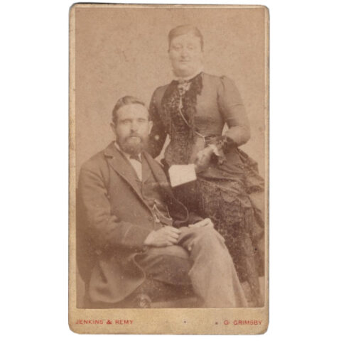 CdV of Couple Jenkins & Remy Great Grimsby (ANPH-006)