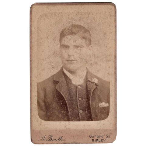 CdV of a Young Man by A Booth Ripley (ANPH-012)