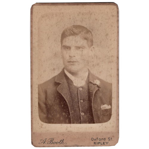 CdV of a Young Man by A Booth Ripley (ANPH-012)