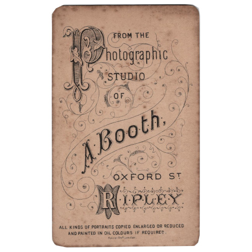 CdV of a Young Man by A Booth Ripley (ANPH-012) - Image 2