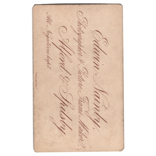 CdV of a Lady Standing Wearing Coat + Hat by Edwin Nainby (ANPH-018) - Image 2