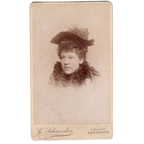 CdV of a Young Woman by G Schroeder Doncaster (ANPH-024)