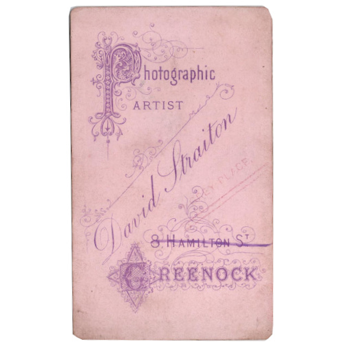 CdV of a Young Woman by David Straiton Greenock (ANPH-029) - Image 2