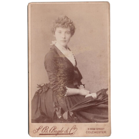CdV of a Young Woman by S B Angle & Co Colchester (ANPH-029)
