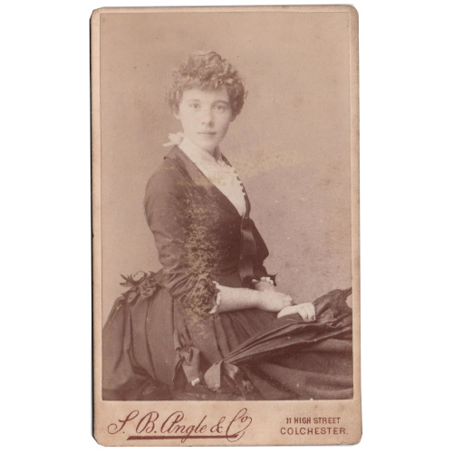 CdV of a Young Woman by S B Angle & Co Colchester (ANPH-029)