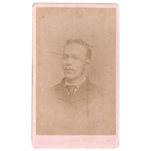 CdV of Young Man by Lafosse Manchester (ANPH-039)
