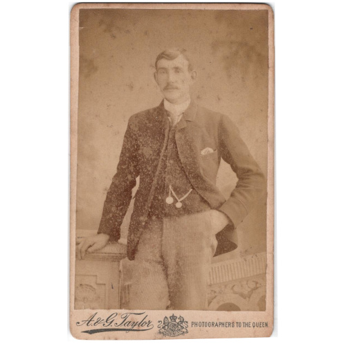 CdV of a Man Standing by A & G Taylor Carlisle (ANPH-048)