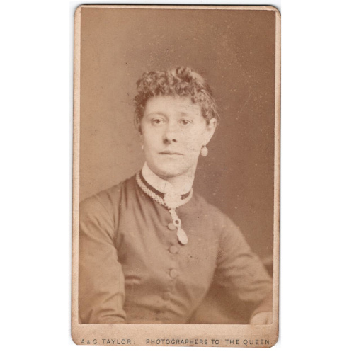 CdV of a Young Woman by A & G Taylor Greenock (ANPH-049)
