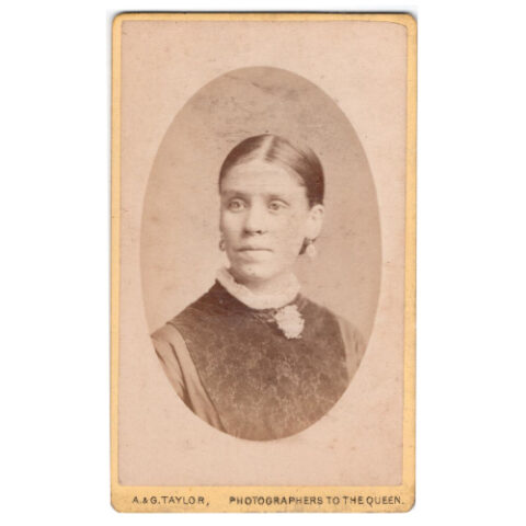 CdV of a Young Woman by A & G Taylor Greenock (ANPH-050)
