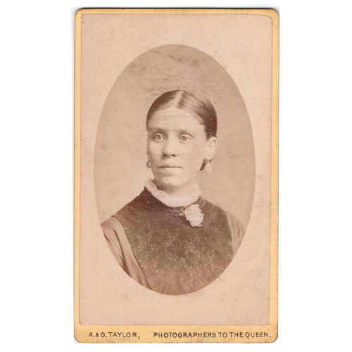 CdV of a Young Woman by A & G Taylor Greenock (ANPH-050)