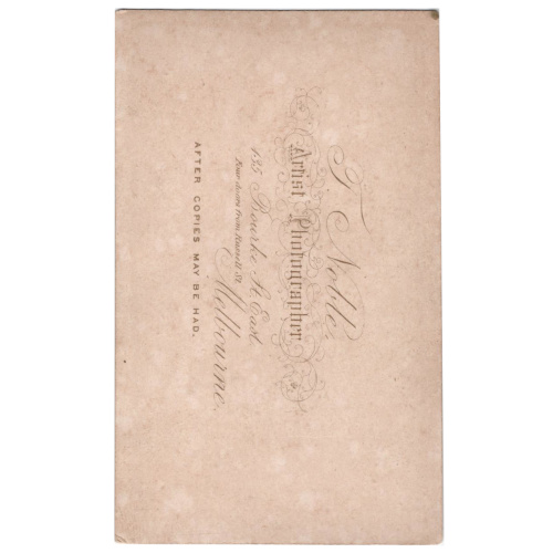 CdV of a Man Sitting by T Noble Melbourne (ANPH-063) - Image 2