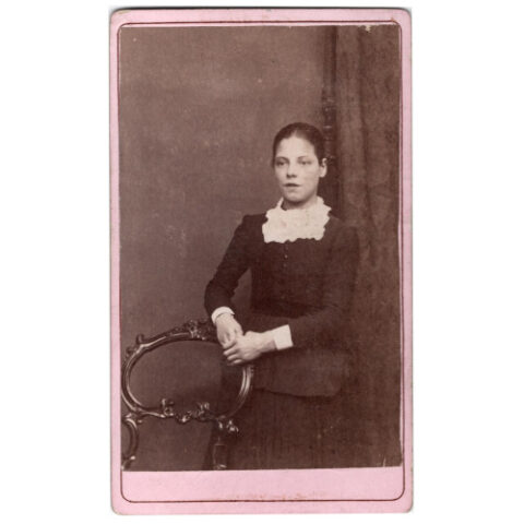 CdV of a Young Woman Standing by I Garner Kearsley (ANPH-065)