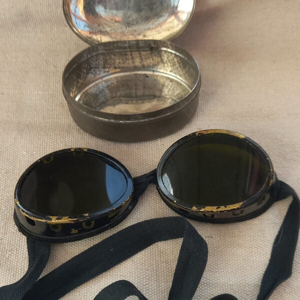 1940s WWII Swiss Army SNOW GOGGLES by FAEC Chiasso (ARMY-009) - Image 5