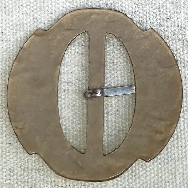 1940s Brown Marbled Belt Buckle (BB-050) - Image 2