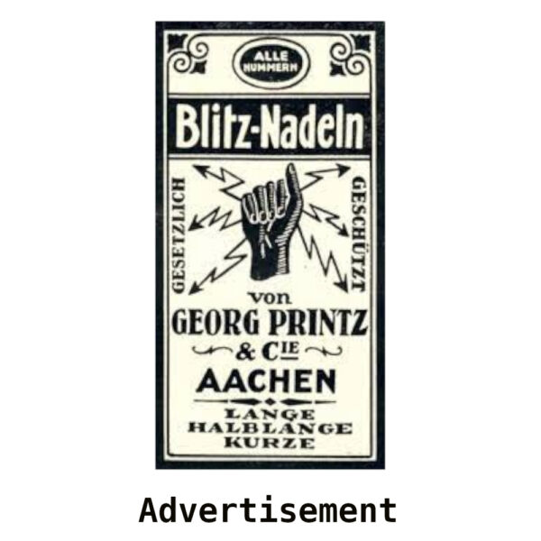 Antique Sewing Needles "Blitz-Nadeln" + Superfine French (MIS-023) - Image 3