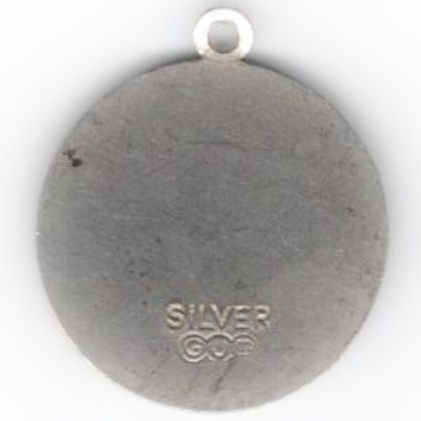 Sterling Silver Pendant of Saint Christopher (VCAJ-058) - Image 2
