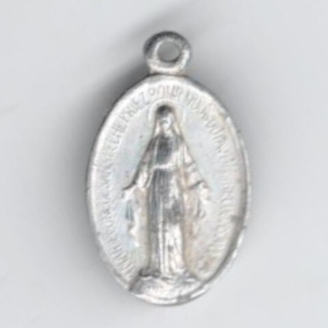 Miraculous Medal Pendant Aluminium Religious Charm (VCAJ-062)