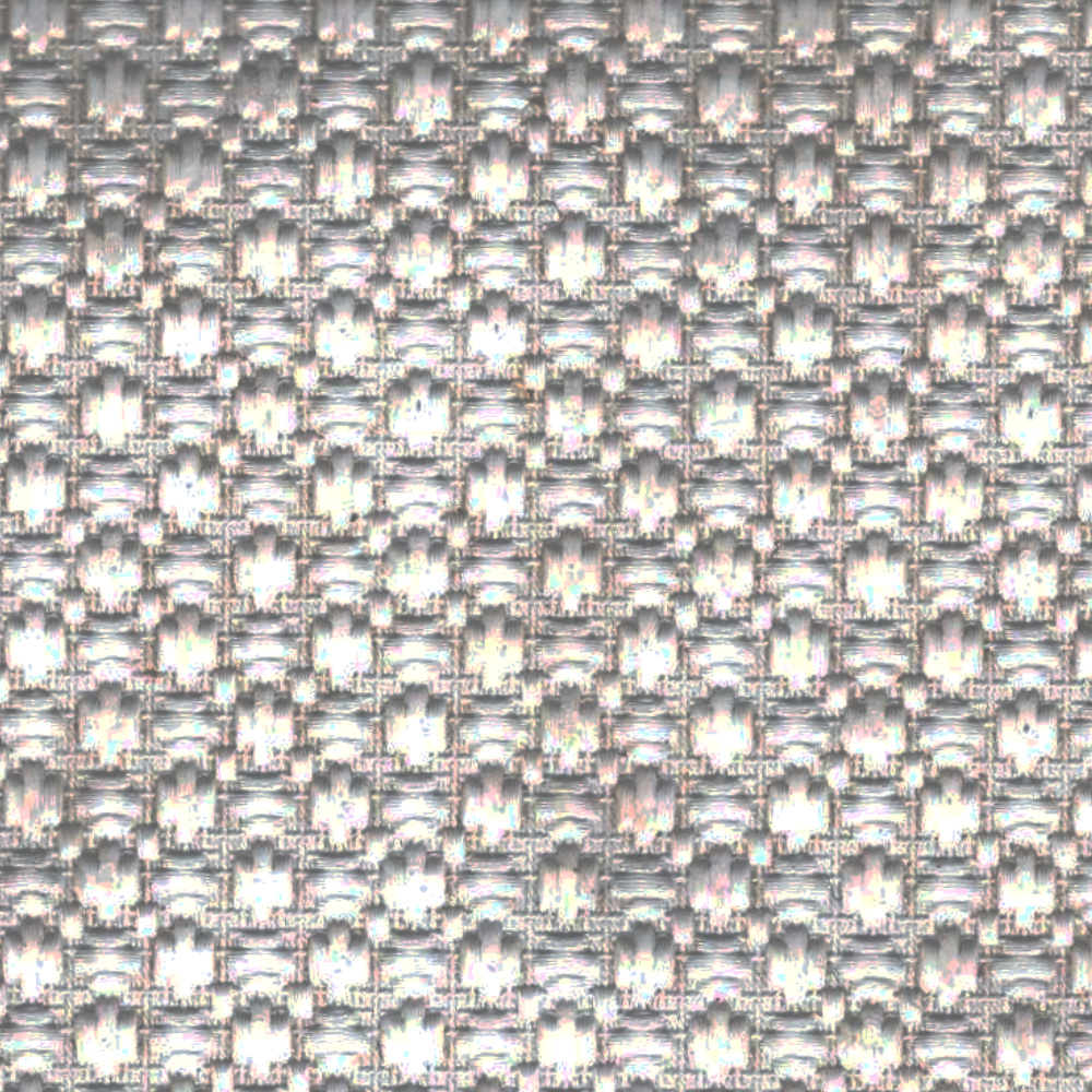 Vintage Embossed White Vinyl Purse by Continental (VCBA-012) - Image 6