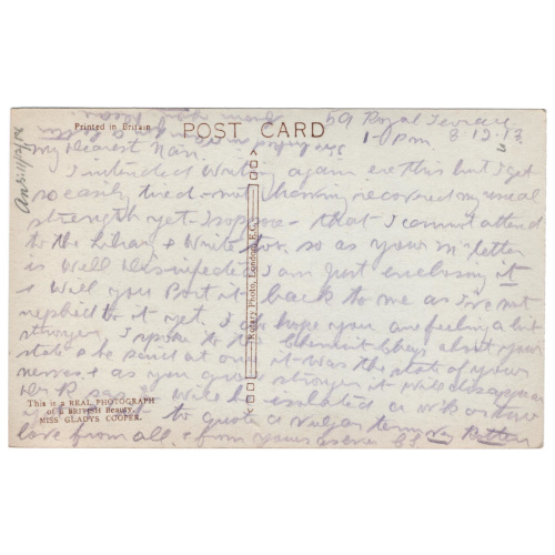 Postcard of Miss Gladys Cooper by Rotary Photo London (ANPC-002) - Image 2