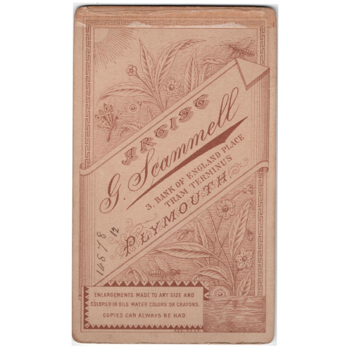 CdV of Middle-Aged Man by G Scammell Plymouth (ANPH-051) - Image 2