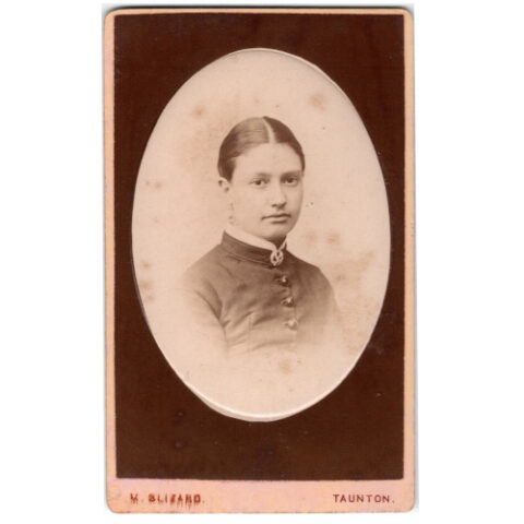 CdV of a Young Woman by M Blizard Taunton (ANPH-053)