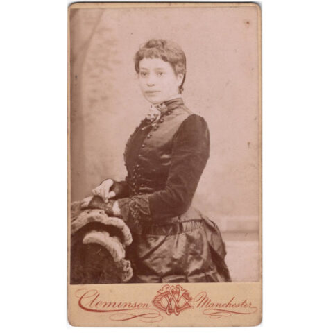 CdV of Young Woman by William Cleminson Manchester (ANPH-055)