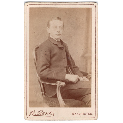 CdV of Young Man by R Banks Manchester (ANPH-058)
