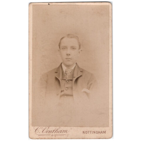 CdV of Young Man by C Ventham Nottingham (ANPH-061)
