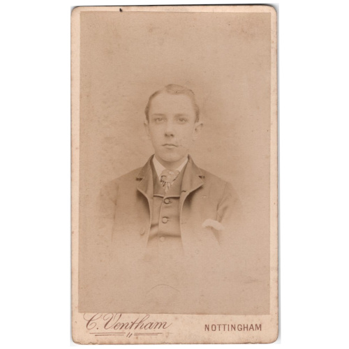 CdV of Young Man by C Ventham Nottingham (ANPH-061)