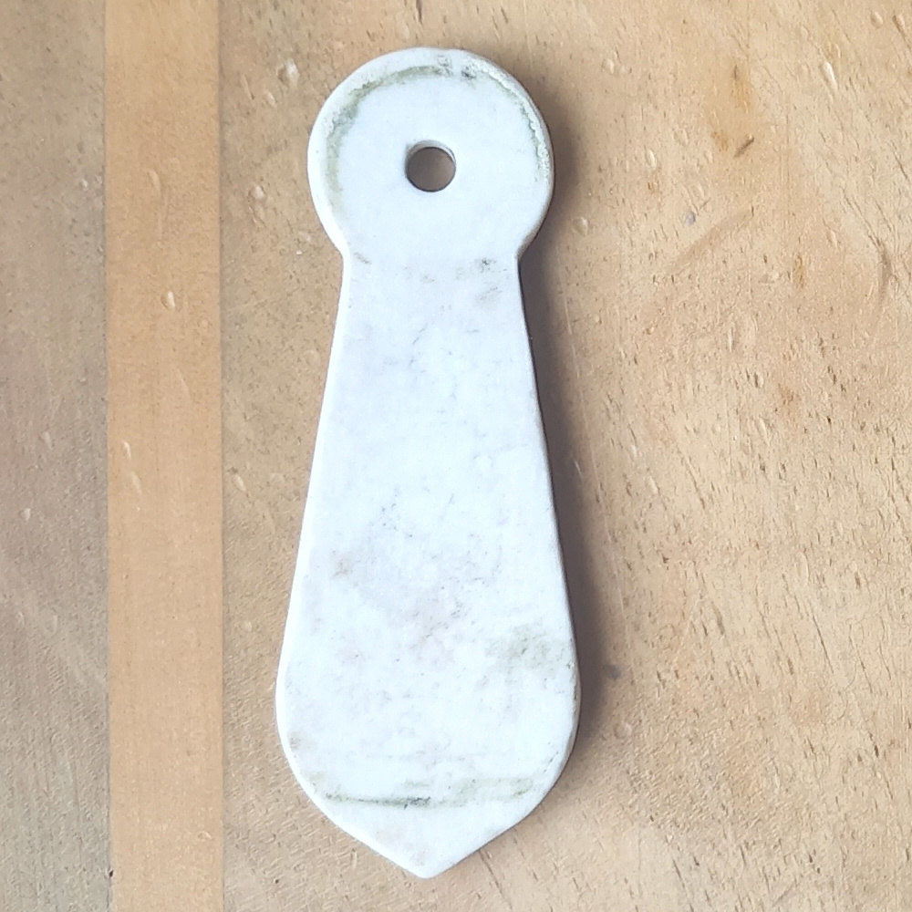 Vintage Floral China Escutcheon Keyhole Cover (ANTC-005) - Image 2