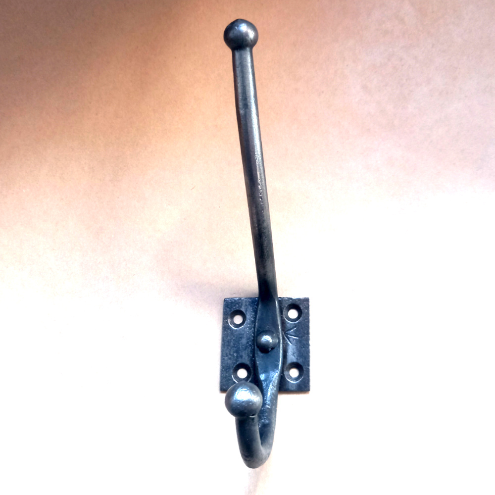 Antique Forged Wrought Iron Hat & Coat Hook (ANTM-001) - Image 3