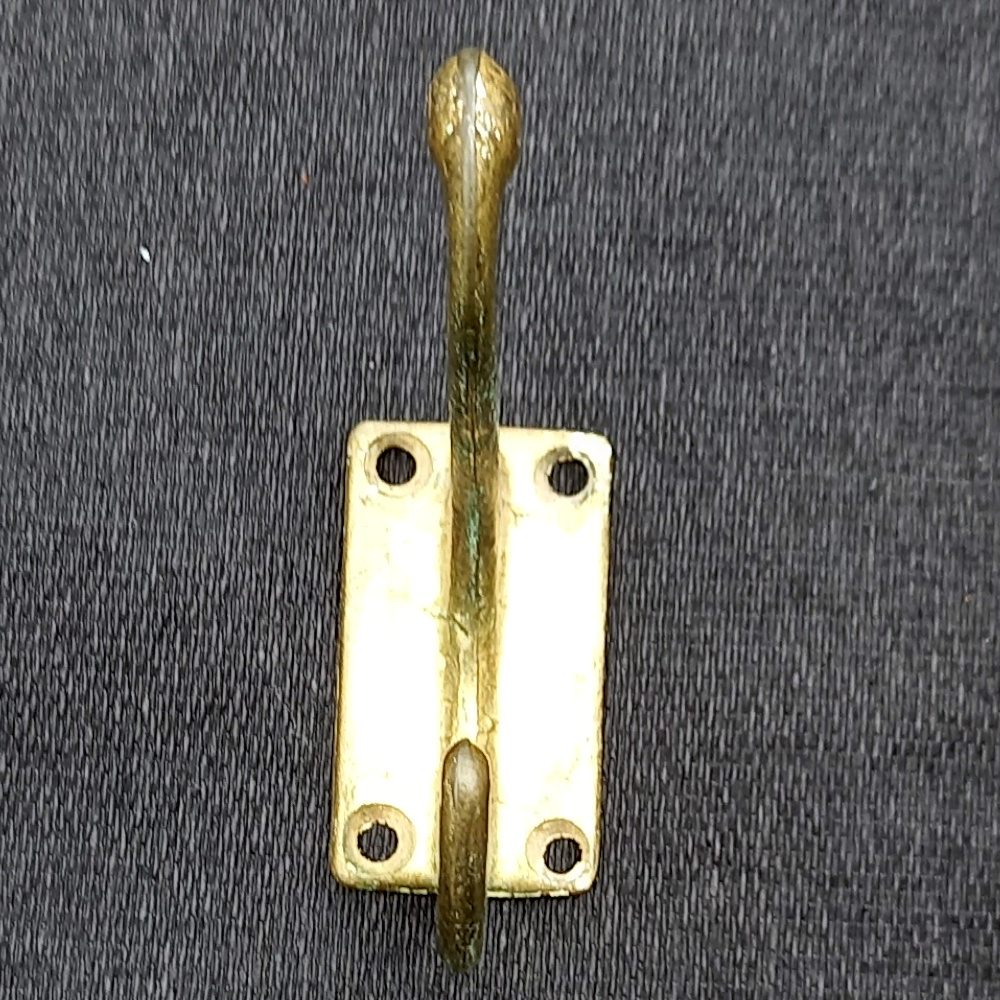 Vintage Hat and Coat Hook Brass (ANTR-011) - Image 2