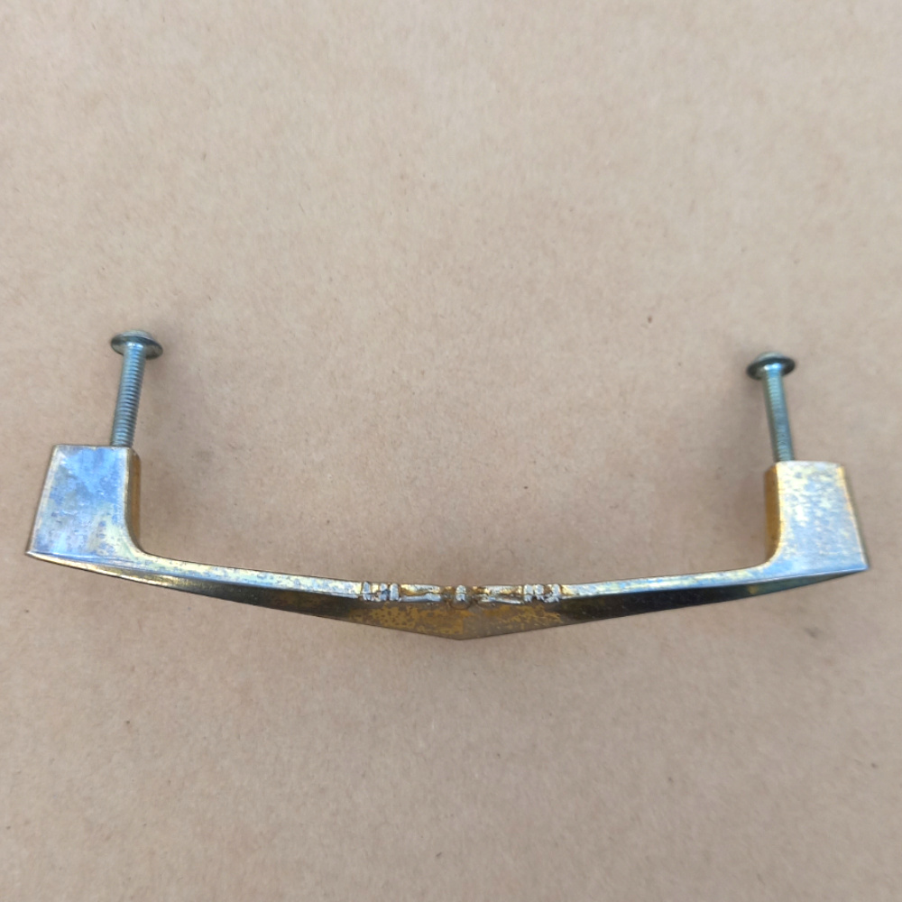 Retro Brass Pull Handle C/C=115mm by Lincoln Turner (ANTR-026) - Image 4