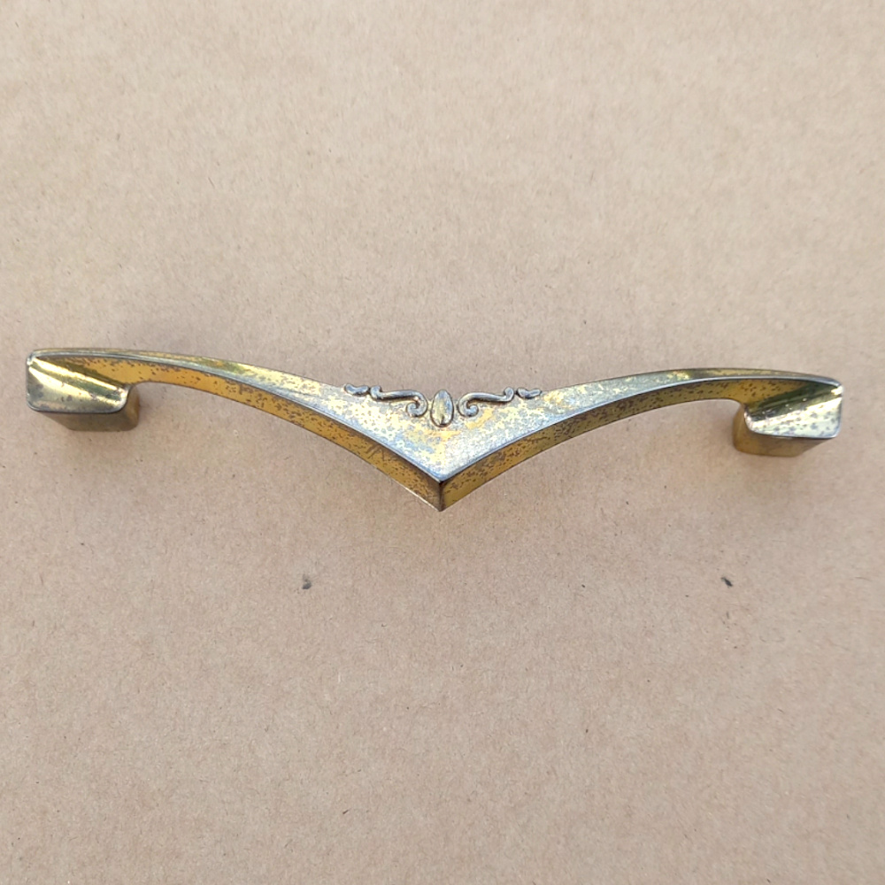 Retro Brass Pull Handle C/C=115mm by Lincoln Turner (ANTR-026) - Image 3