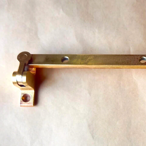 Vintage Brass Casement Stay 280mm (ANTM-016)