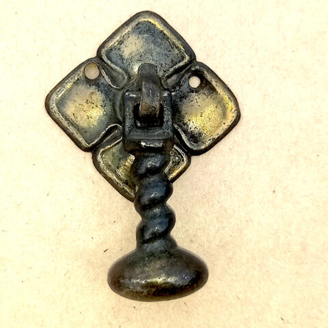 Genuine Antique Brass Tear Drop Handle (ANTR-019)