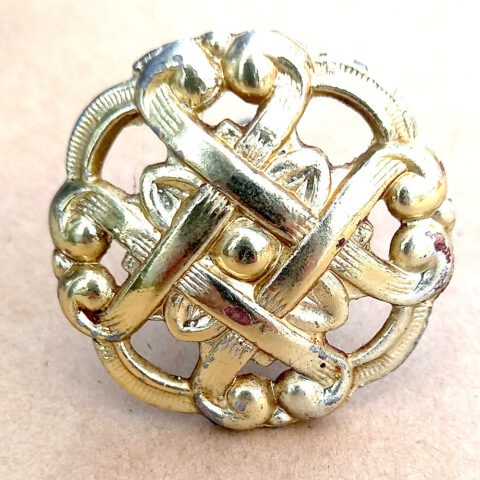 Vintage Brass Pull Handle D=43mm (ANTR-031)