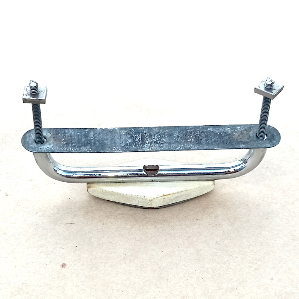 Art Deco Chrome/Bakelite Pull Handle C/C=83mm (ANTR-045) - Image 2