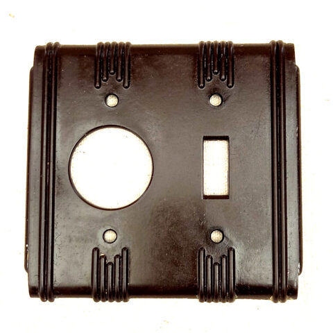 Art Deco Bakelite Switch Plate (ANTV-022)