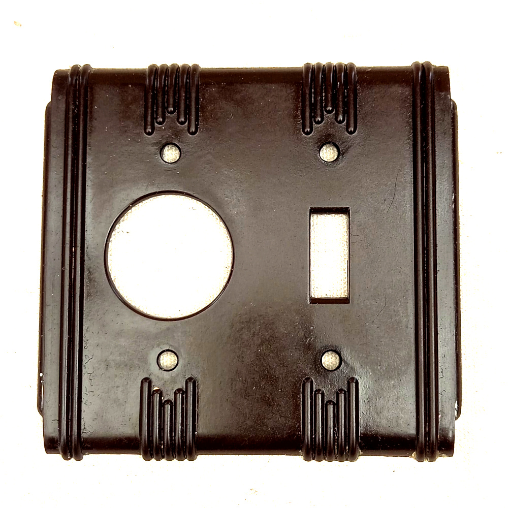Art Deco Bakelite Switch Plate (ANTV-022)