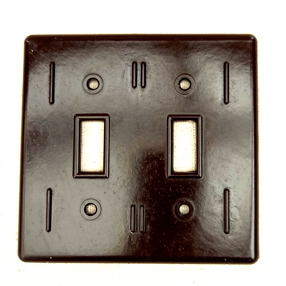 Art Deco Bakelite Switch Plate by R.K.I (ANTV-023)