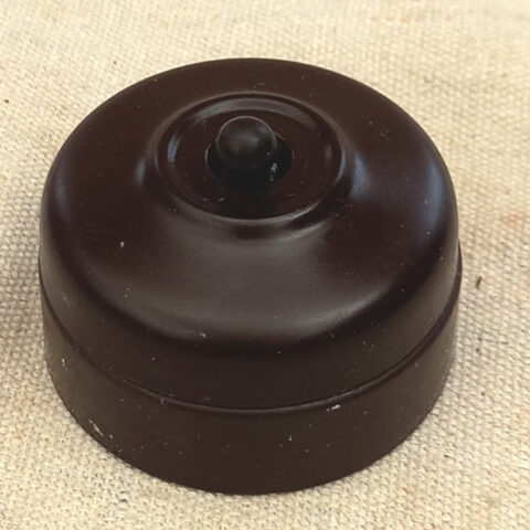 Bakelite Rocker Switch Brown 10A 250VAC by MK (ANTV-031)