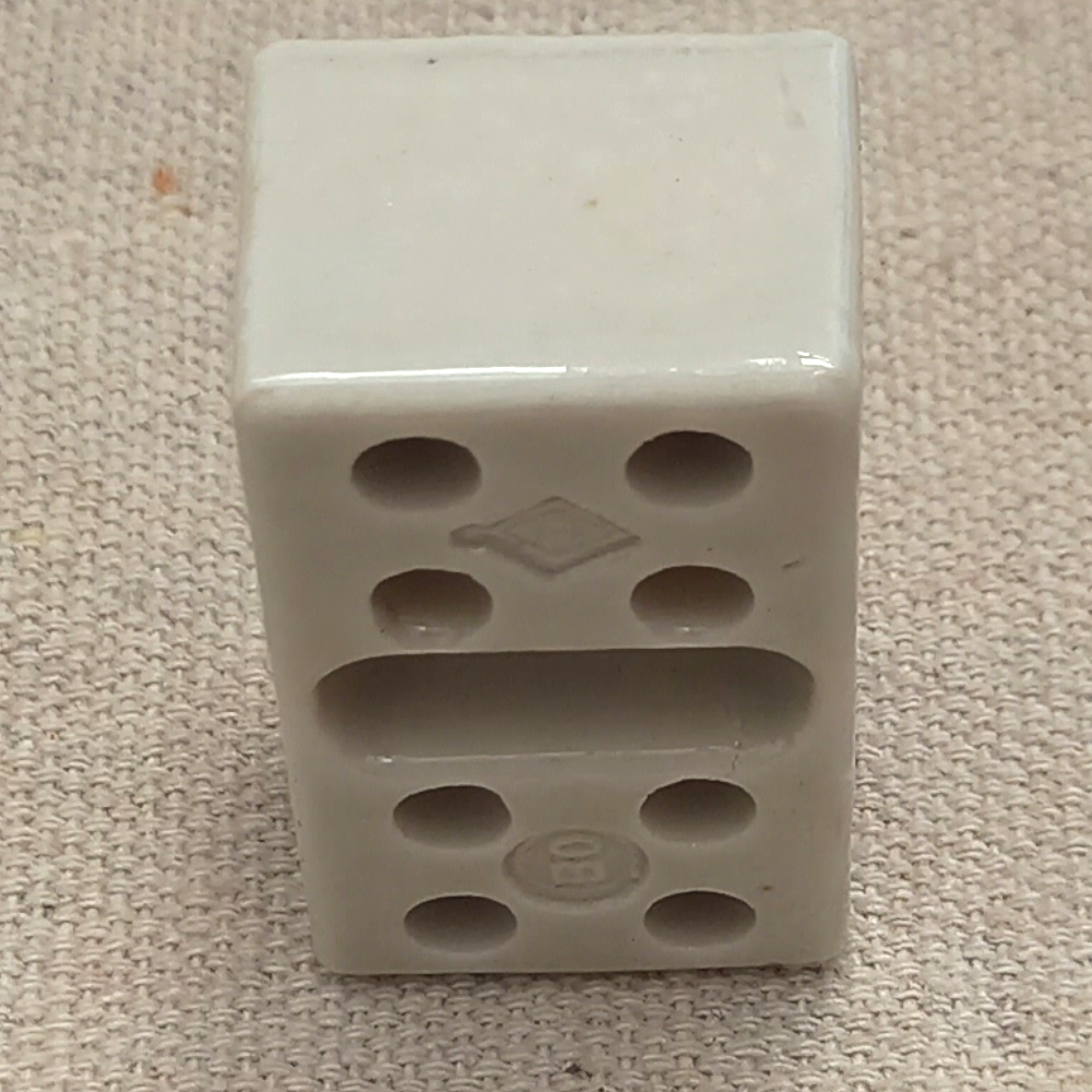 Porcelain Terminal Block 4-Way 1.5mm² 13A 250V NOS (ANTV-046) - Image 5