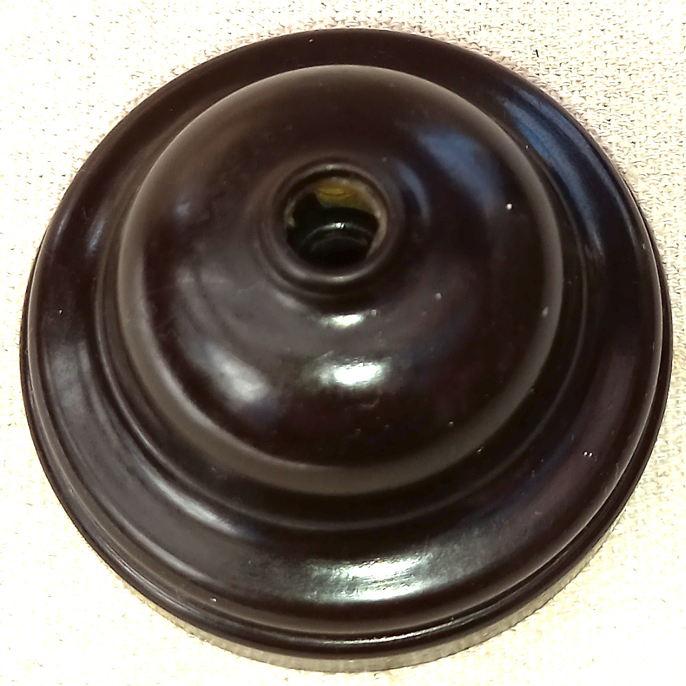 Bakelite Ceiling Lampholder Brown by British General (ANTV-062) - Image 3