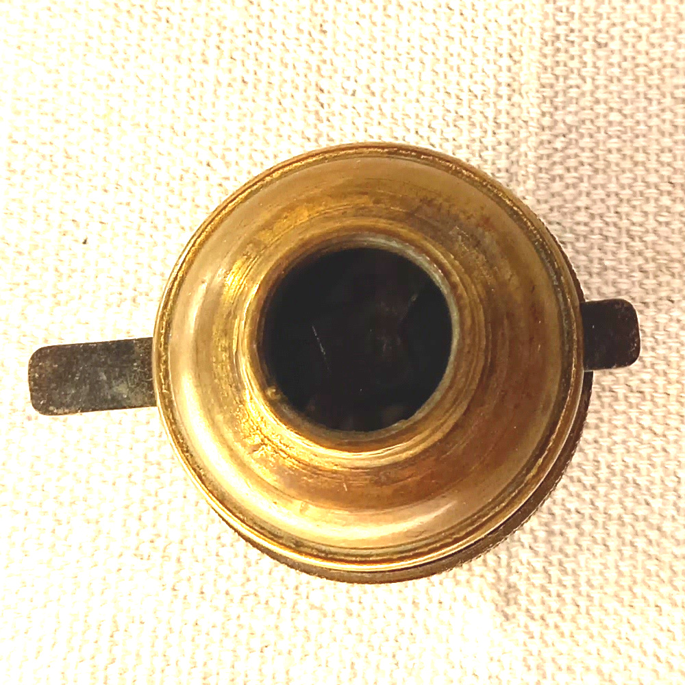 Vintage Brass Pendant Light Fitting B22 with Switch (ANTV-069) - Image 2