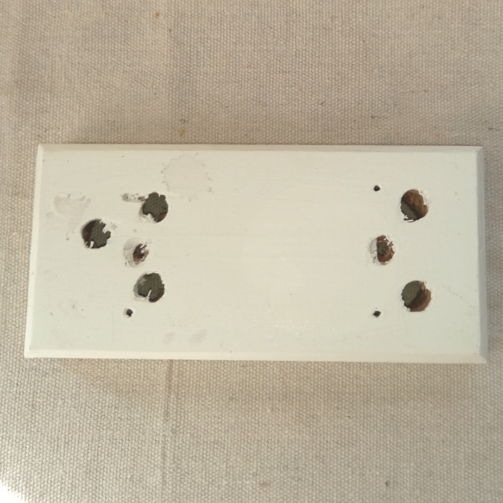 Vintage Wooden Mounting Block 72/153mm (ANTV-072) - Image 3